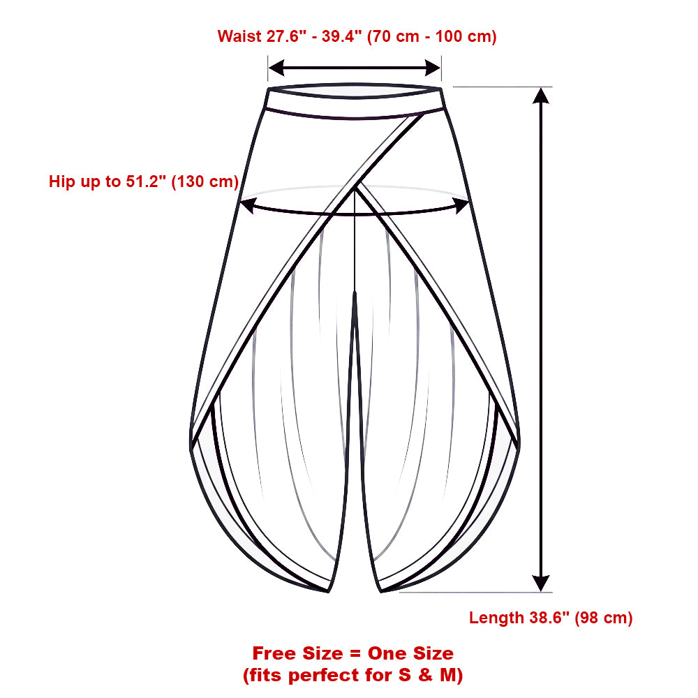 Thai Wickelhose Mystic Maroon