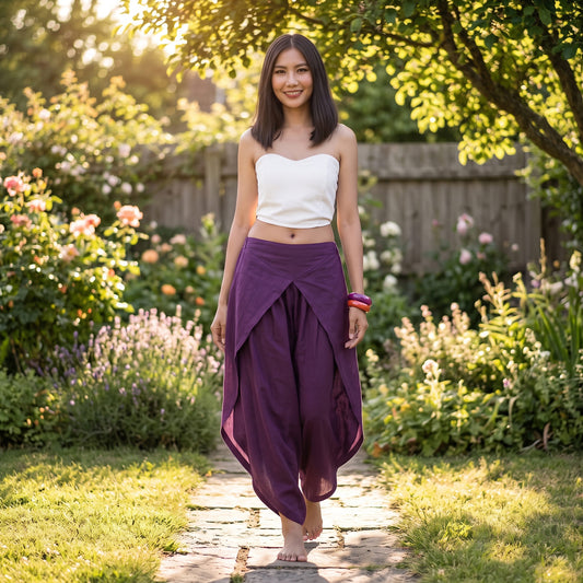 Thai Wickelhose Mystic Maroon