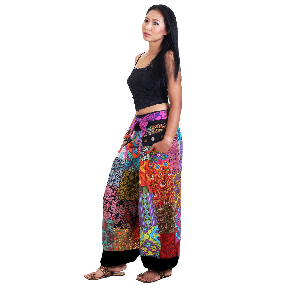 Damen Boho Patchwork Haremshose Dream of Colors