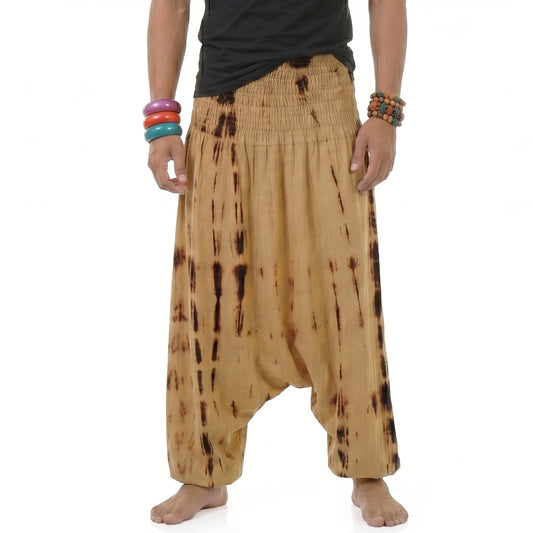 Sandy Oasis Herren Batik Drop Crotch Haremshose