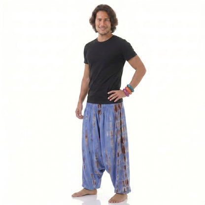 Ocean Breeze Herren Batik Drop Crotch Haremshose