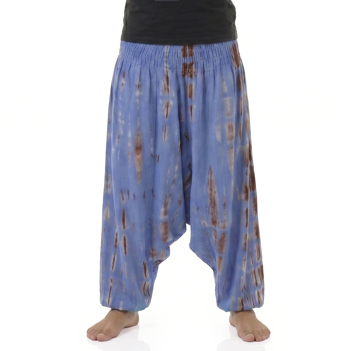 Ocean Breeze Herren Batik Drop Crotch Haremshose