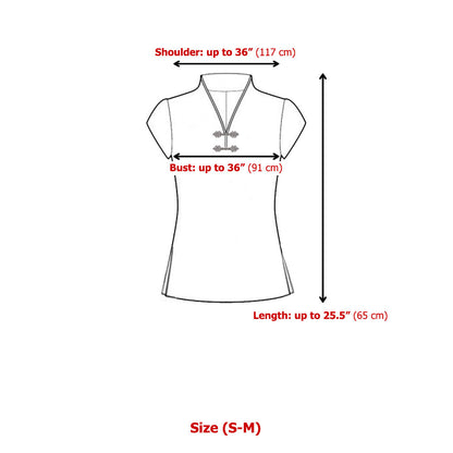 Damen Loungewear Drachen Yoga Shirt Rot Kurzarm