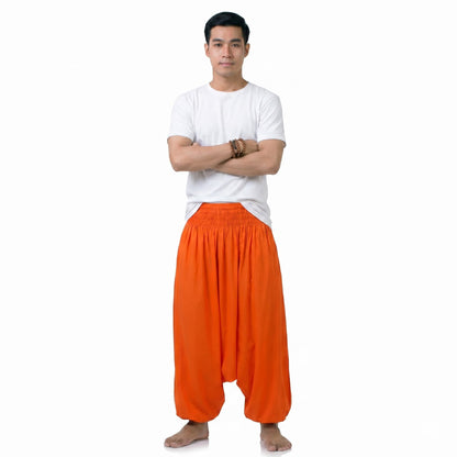 Men's Drop Crotch Harem Pants Mango Tango