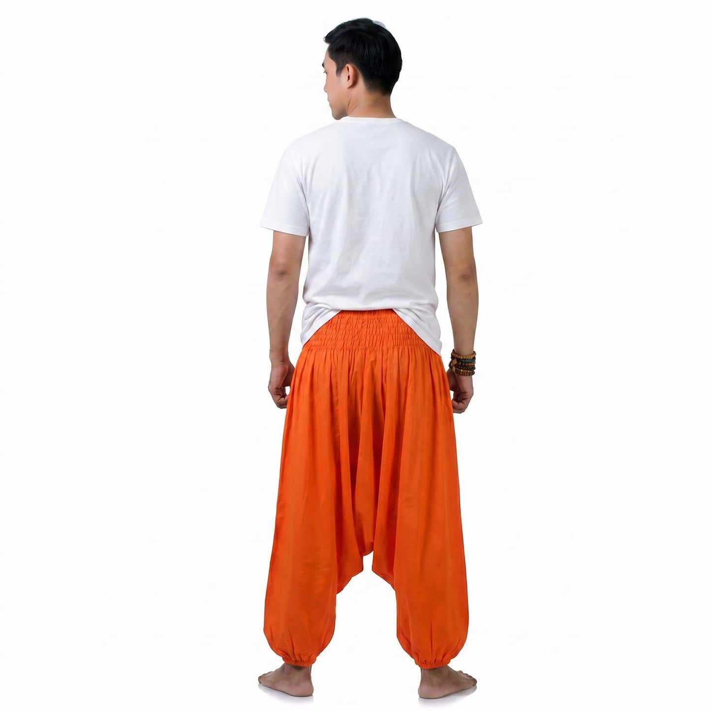 Men's Drop Crotch Harem Pants Mango Tango