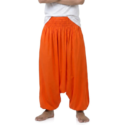 Men's Drop Crotch Harem Pants Mango Tango