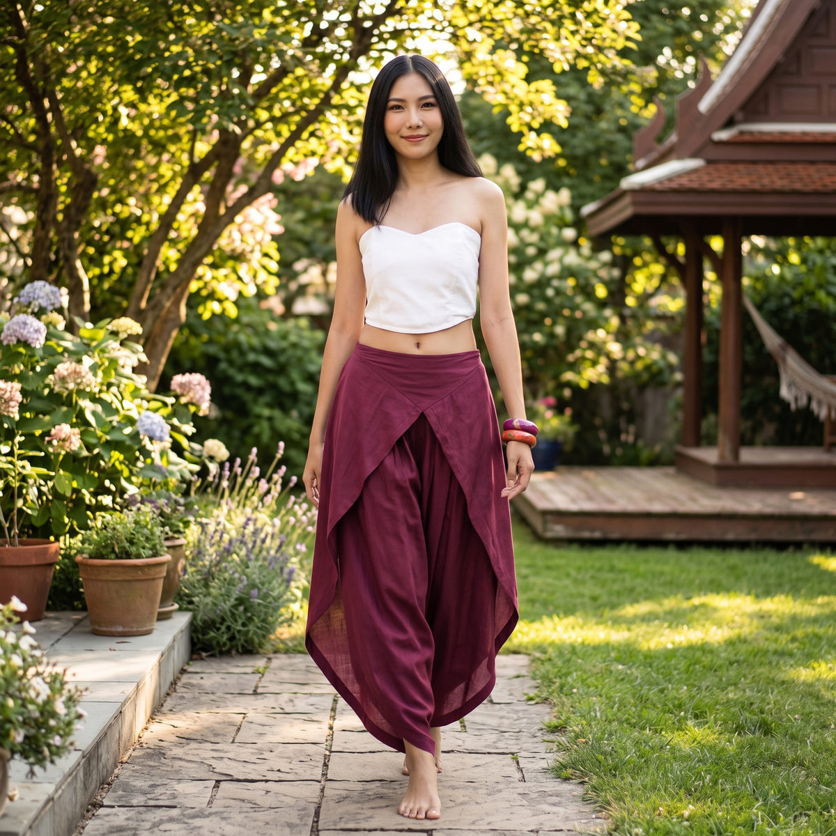  Thai Wickelhose Mystic Maroon