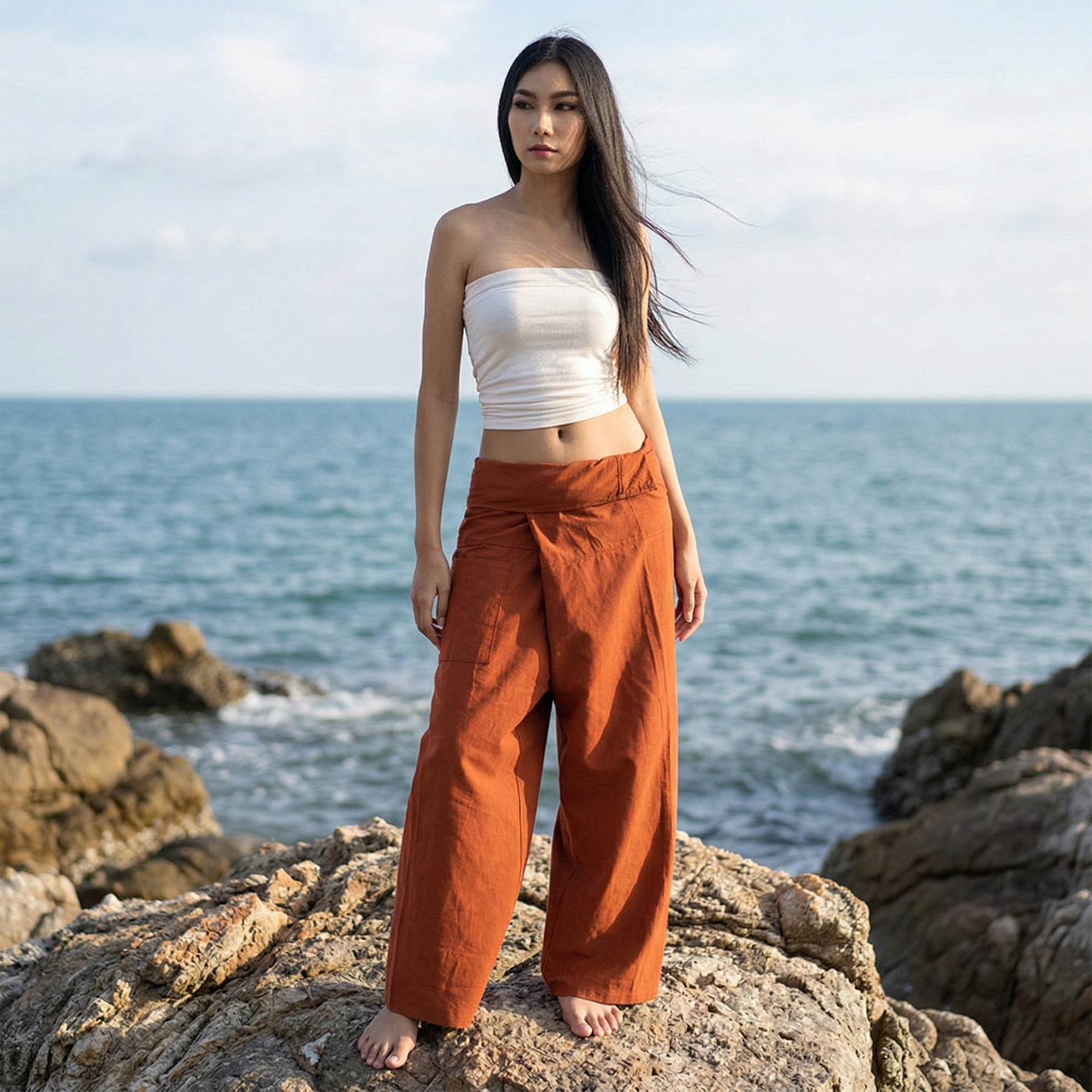 Mango Tango Women Thai Fisherman Pants – My Thai Pants