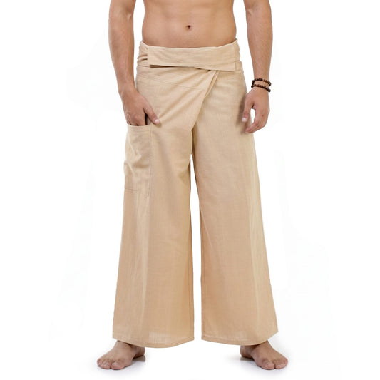 Herren Thai Fisherman Pants Sandy Beige