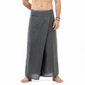 Herren Thai Fisherman Pants Elefanten Grau