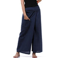 Damen Thai Fisherman Pants Blaue Lagune