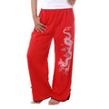 Damen Loungewear Dragon Yoga Tai Chi Hose Rot