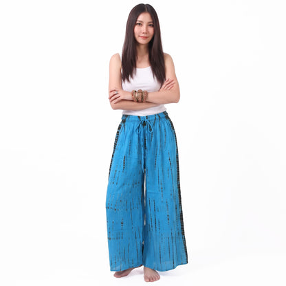 Ocean Breeze Palazzo Pants Tie Dye Hippie Style