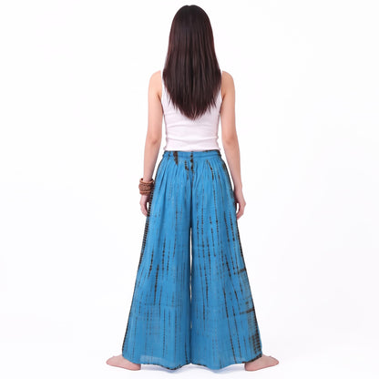 Ocean Breeze Palazzo Pants Tie Dye Hippie Style