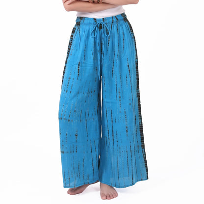 Ocean Breeze Palazzo Pants Tie Dye Hippie Style