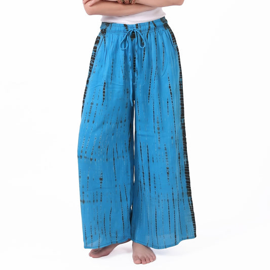 Ocean Breeze Palazzo Pants Tie Dye Hippie Style