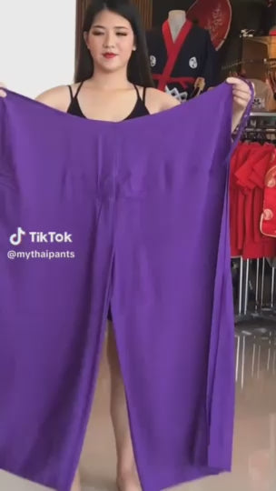 how to wear thai wrap pants